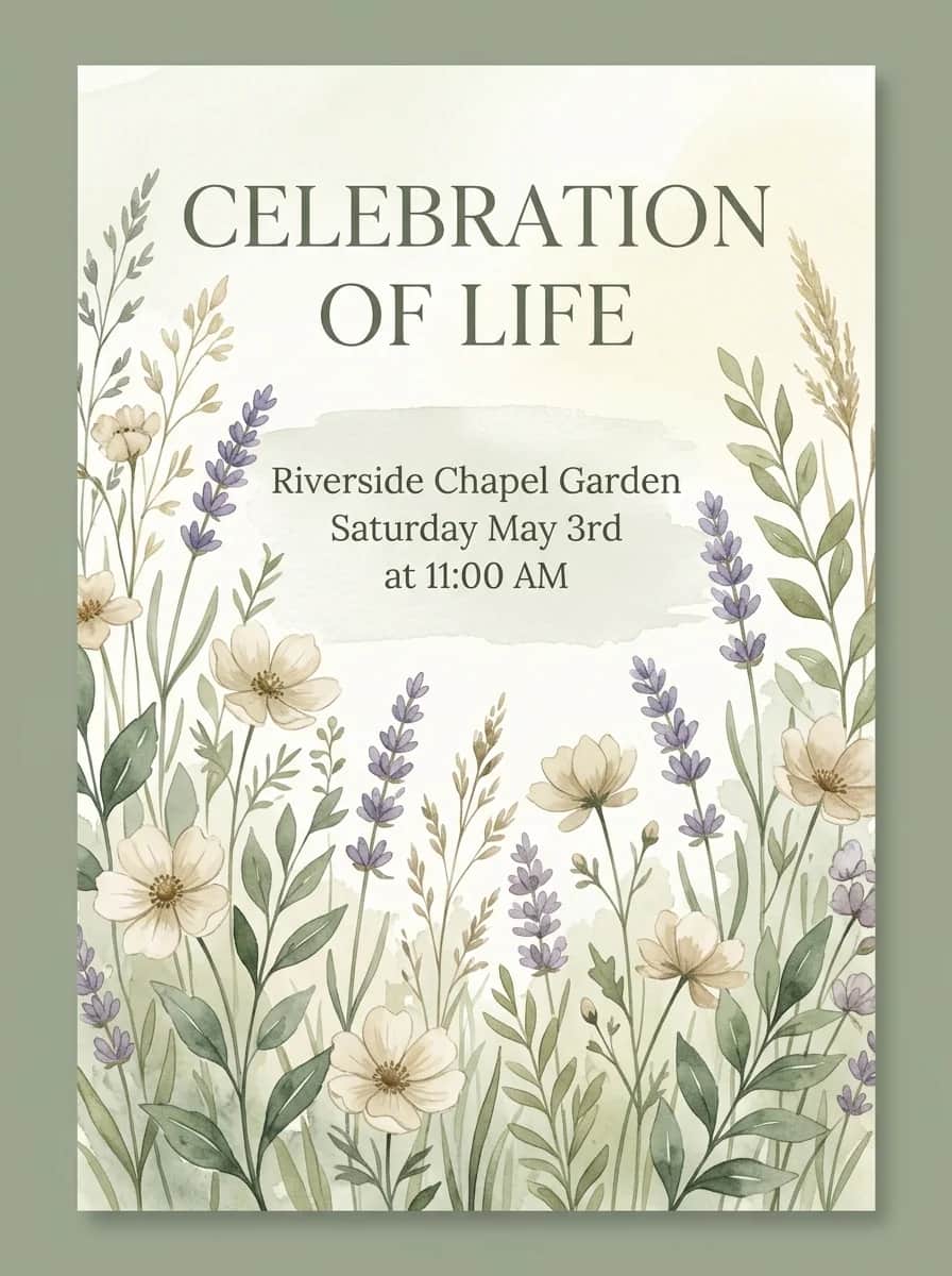 Invitation design example