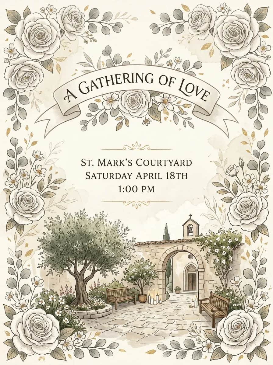 Invitation design example