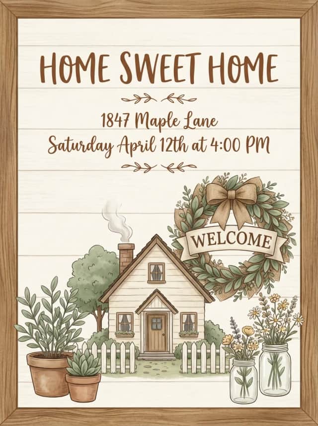 Invitation design example
