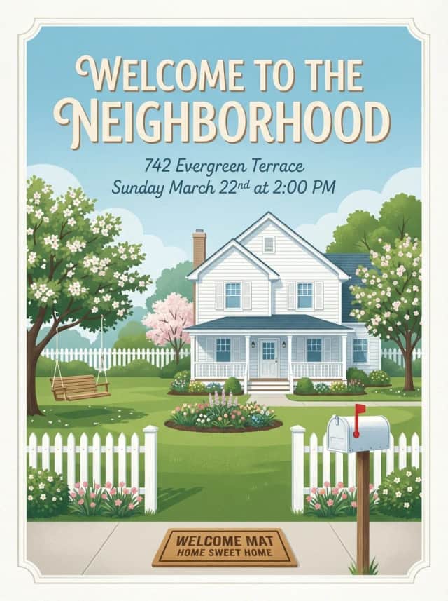 Invitation design example