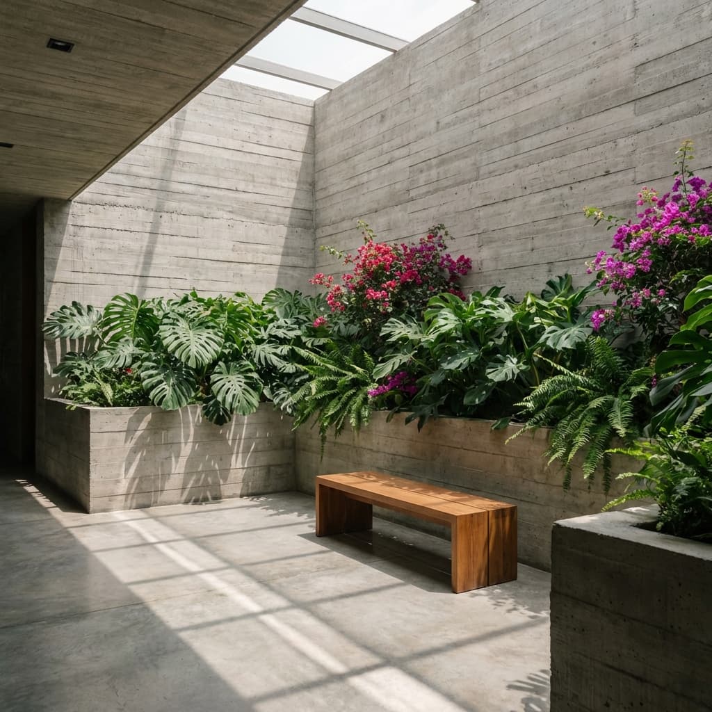 Botanical Brutalism Invite Style