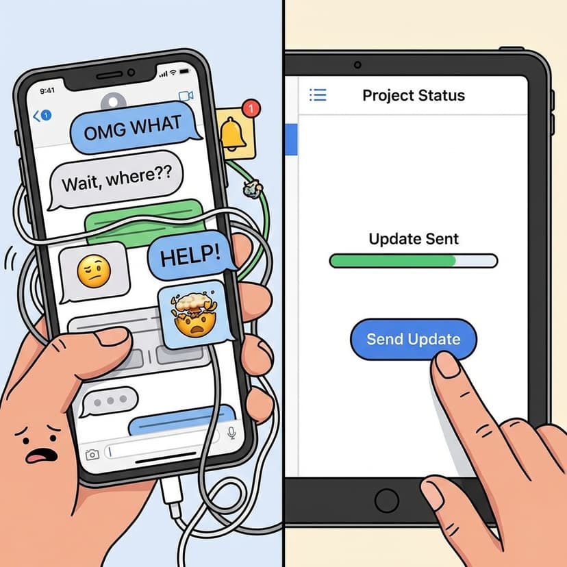 The 2-Hour Panic: Why 'Broadcast' is the Only Feature That Matters