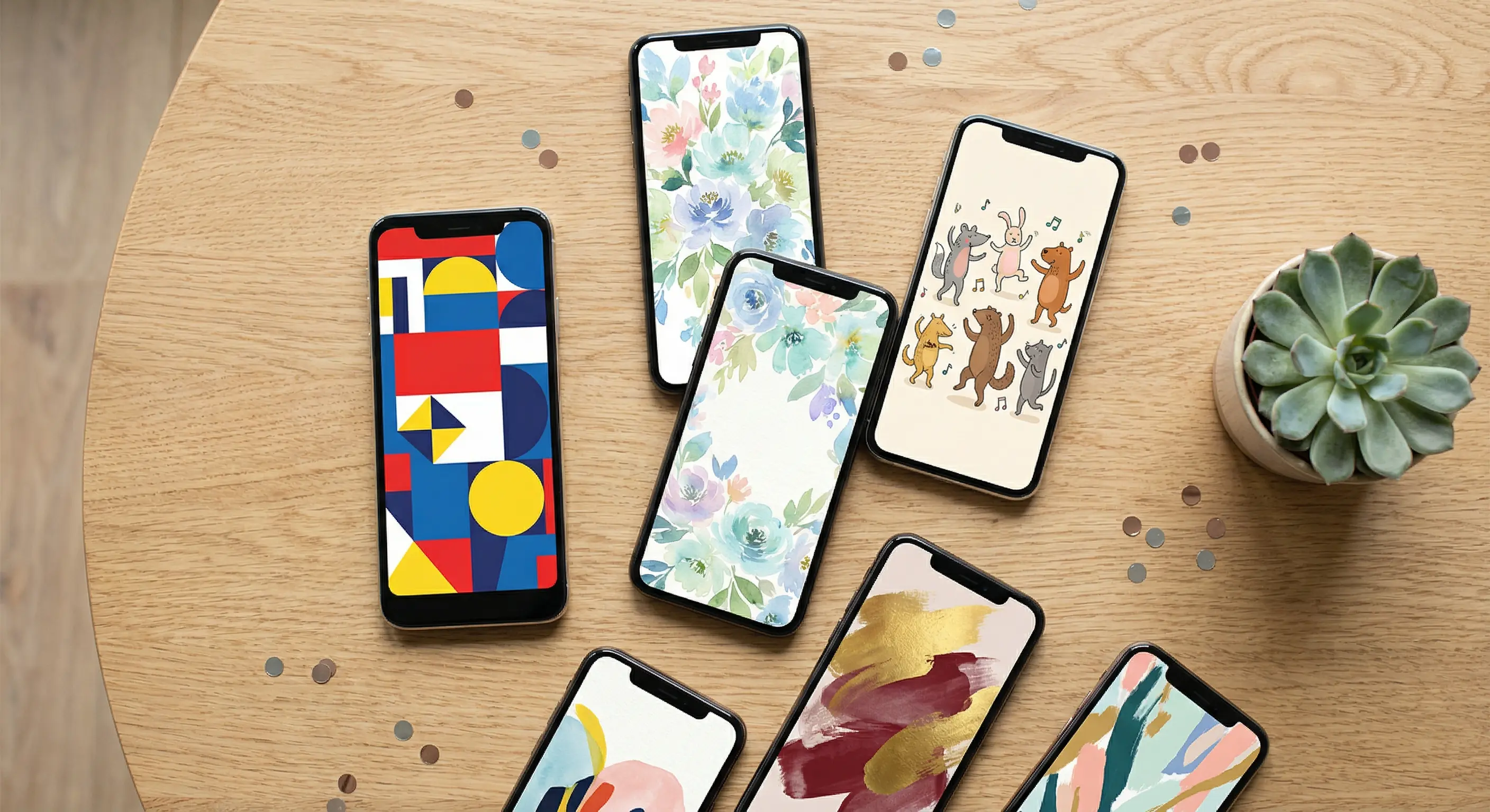 A collection of digital invitations from top Hobnob alternatives displayed on mobile screens