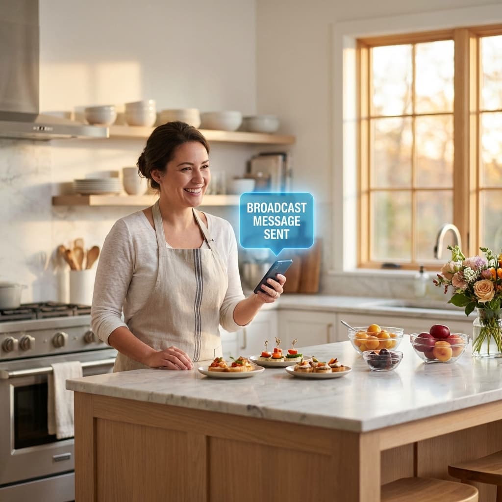 Broadcast Message Sent