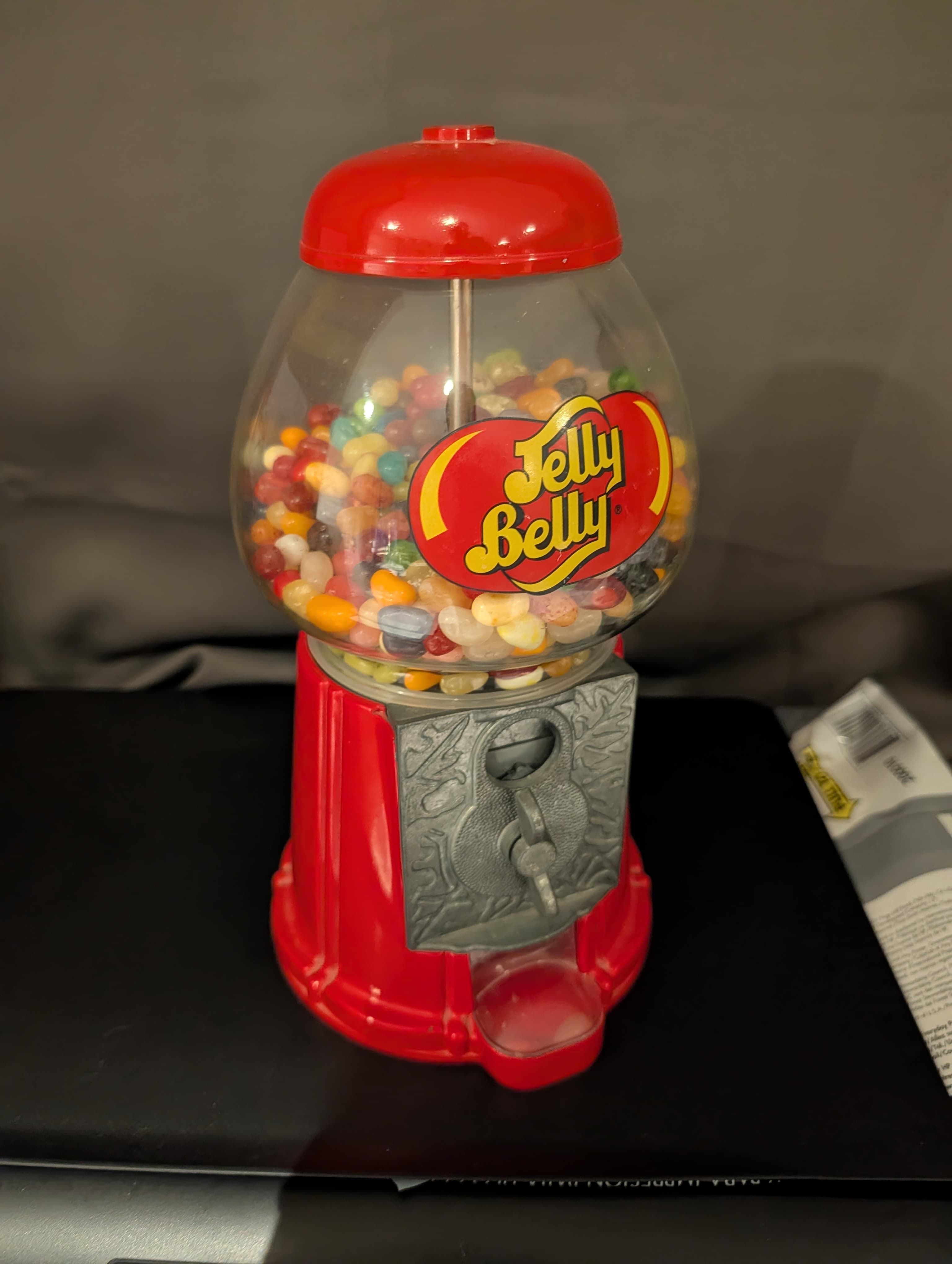 A Jelly Belly dispenser machine
