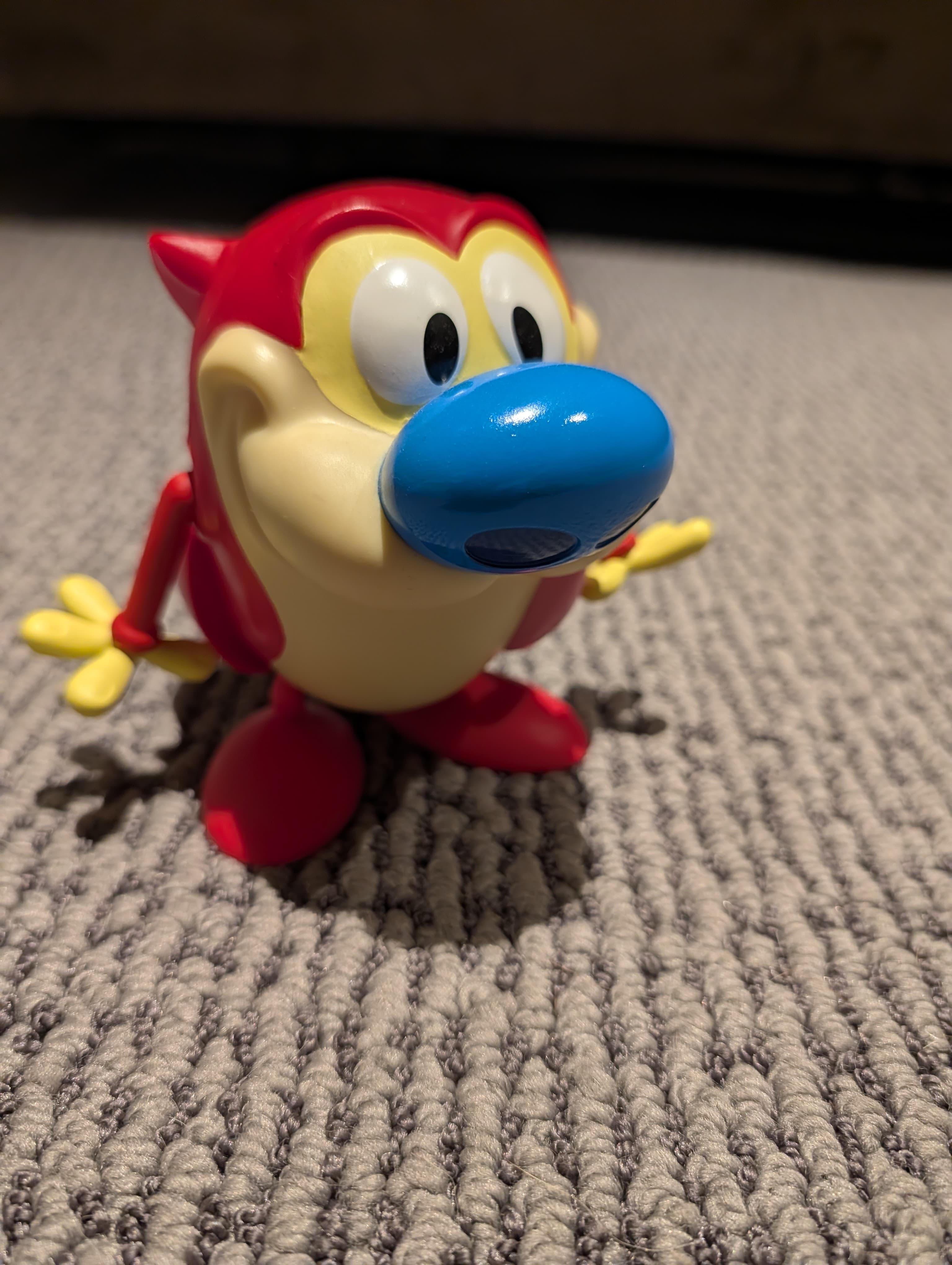 A Stimpy doll from Ren & Stimpy