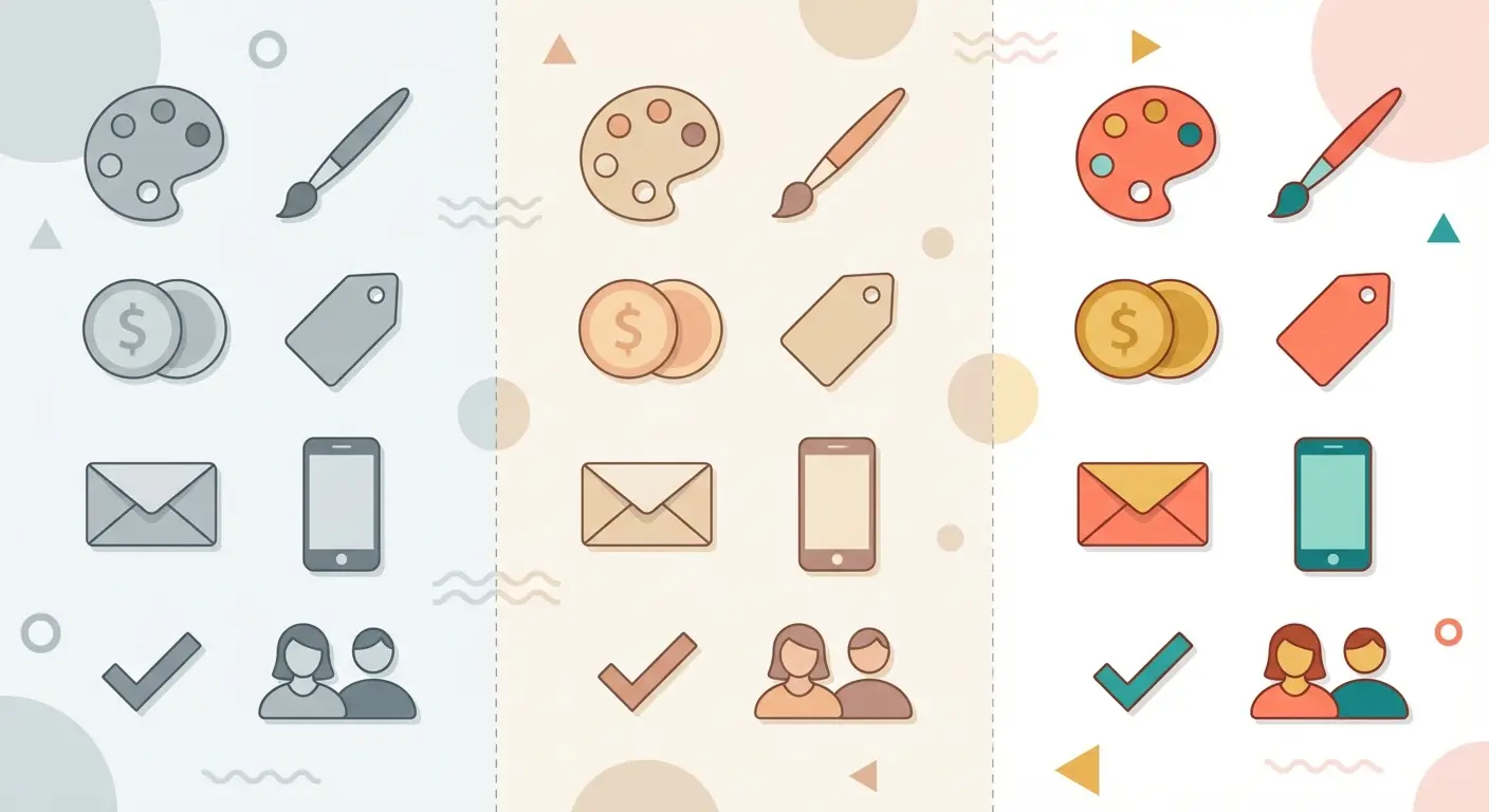 Side-by-side comparison of features across Punchbowl, Evite, and Lemonvite