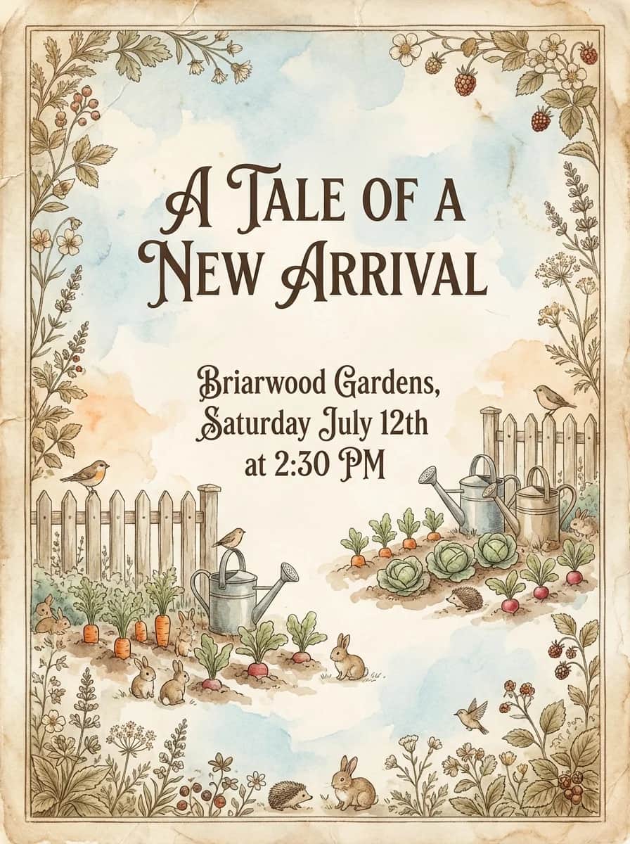 Invitation design example