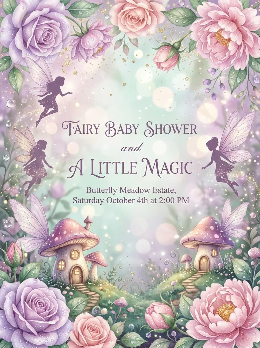 Baby Shower invitation template
