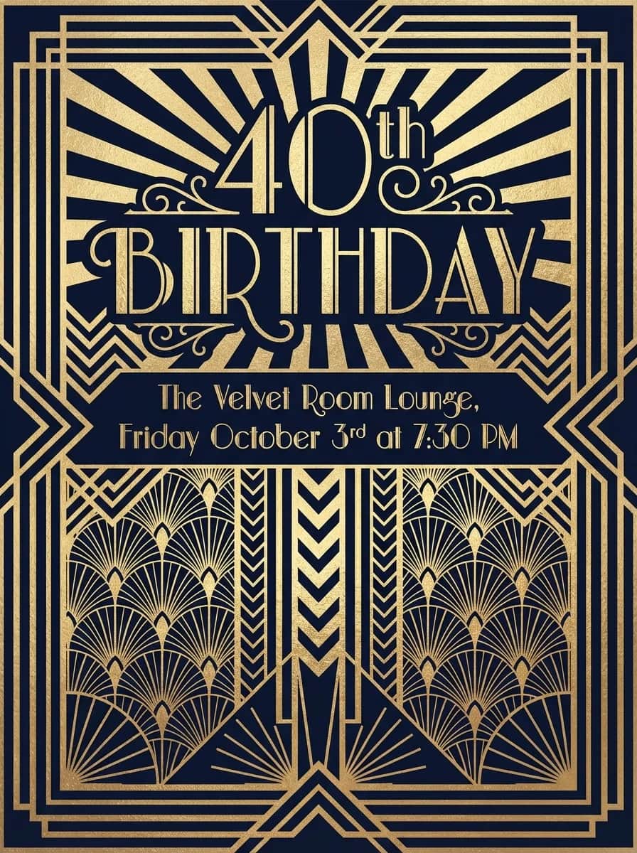 Invitation design example