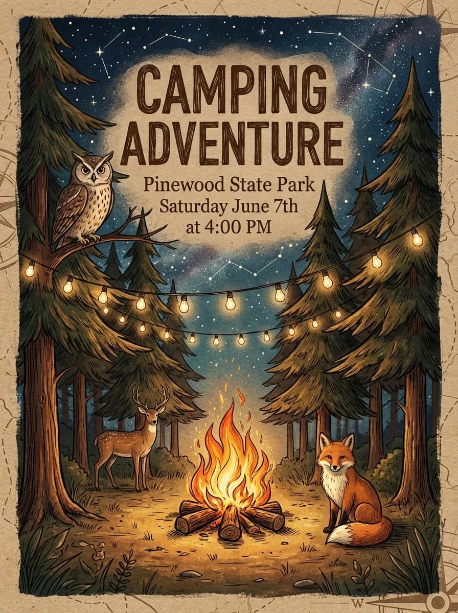 Birthday invitation template