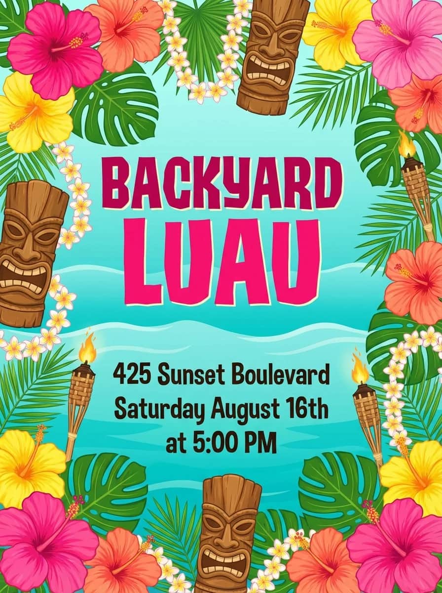 Invitation design example