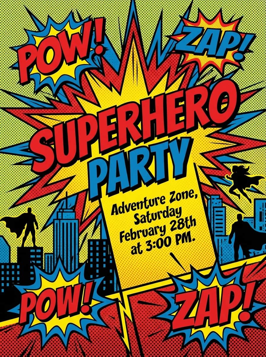 Invitation design example