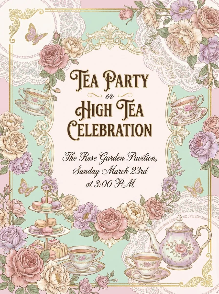 Birthday invitation template