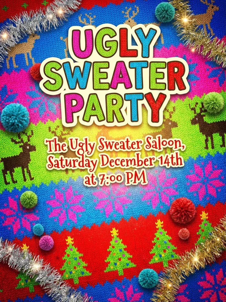 Holiday Party invitation template