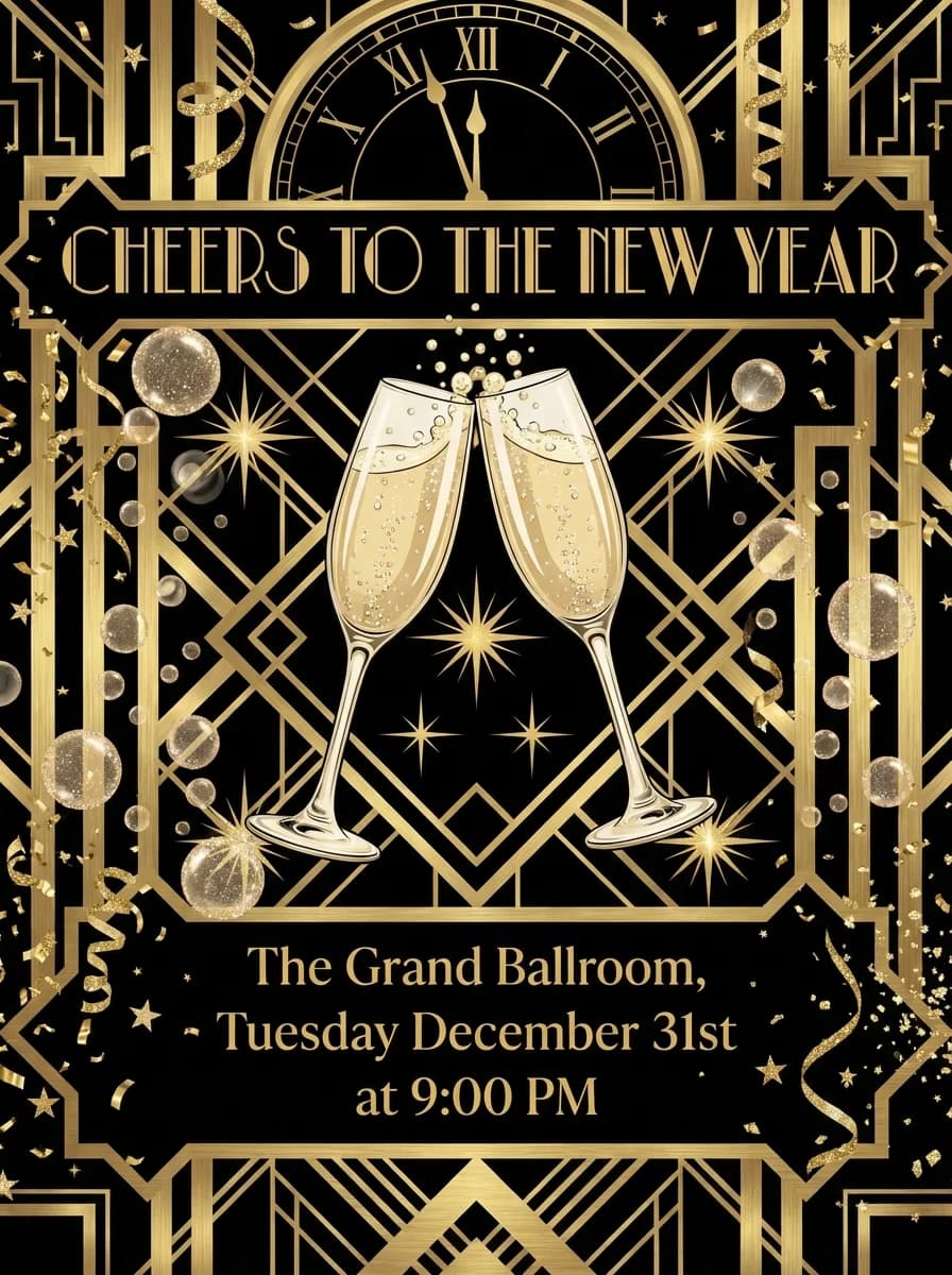 Holiday Party invitation template