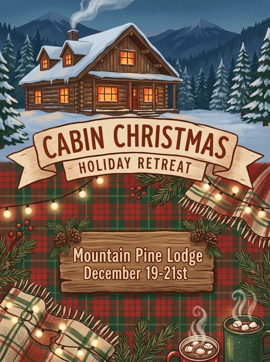 Holiday Party invitation template