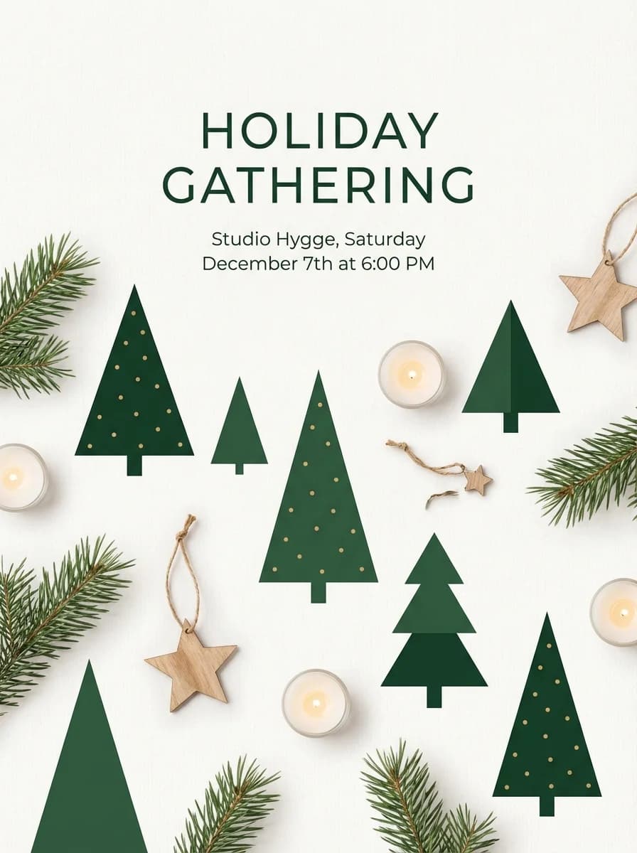 Holiday Party invitation template