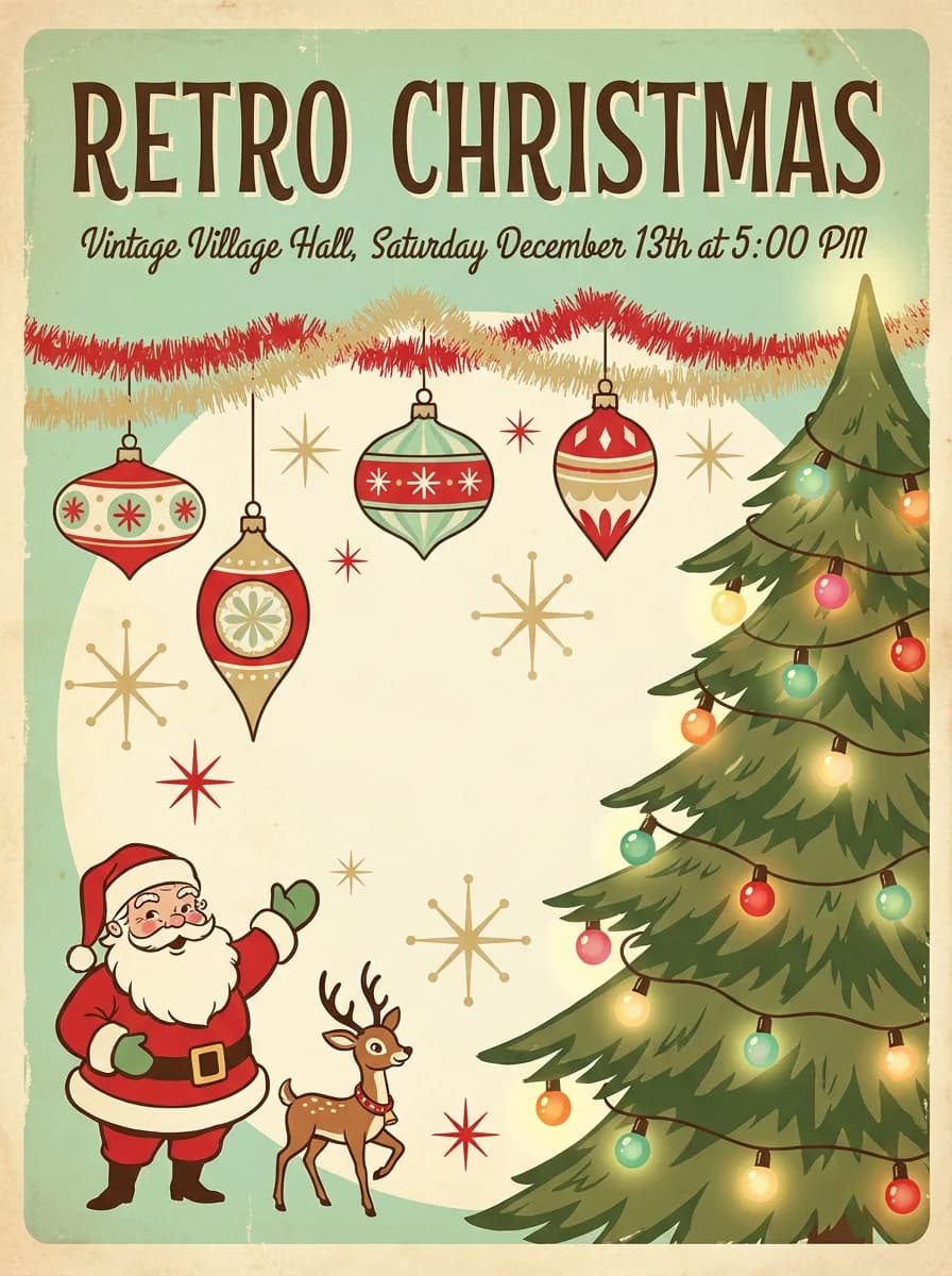 Holiday Party invitation template