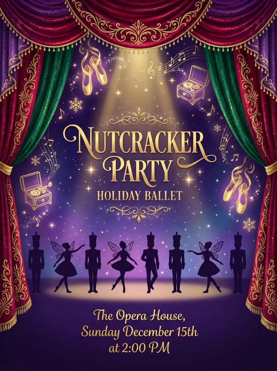 Holiday Party invitation template