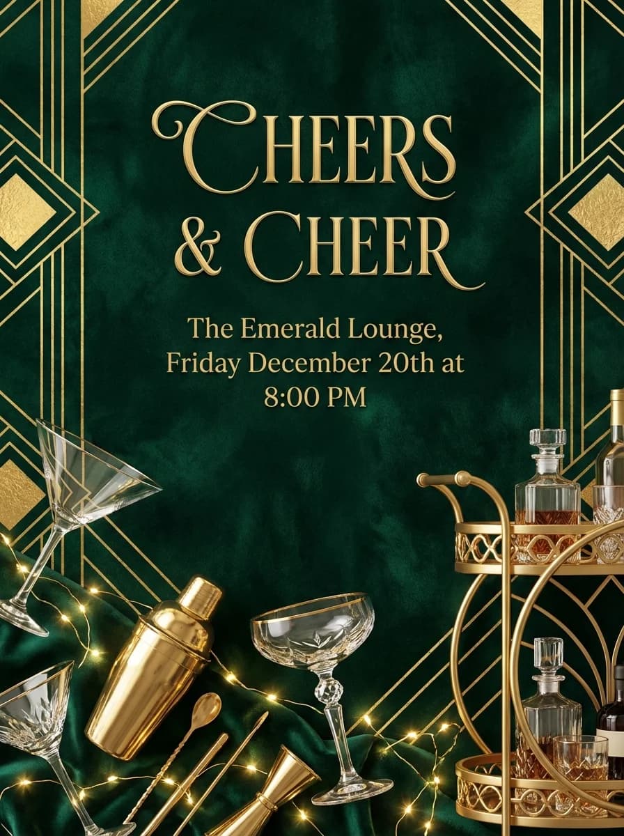 Holiday Party invitation template