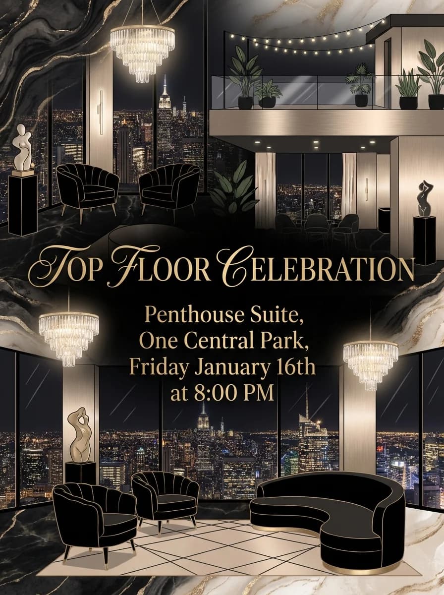 Housewarming invitation template