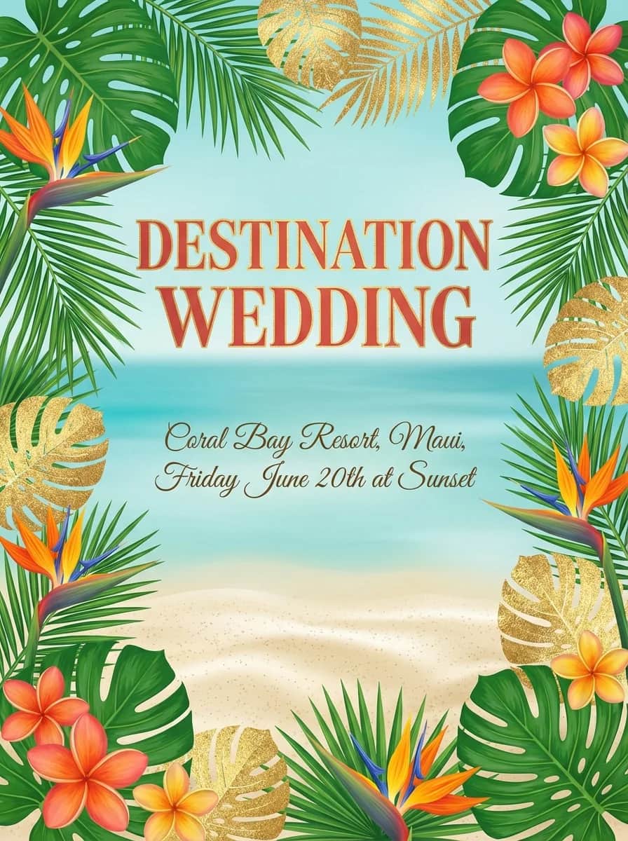 Invitation design example