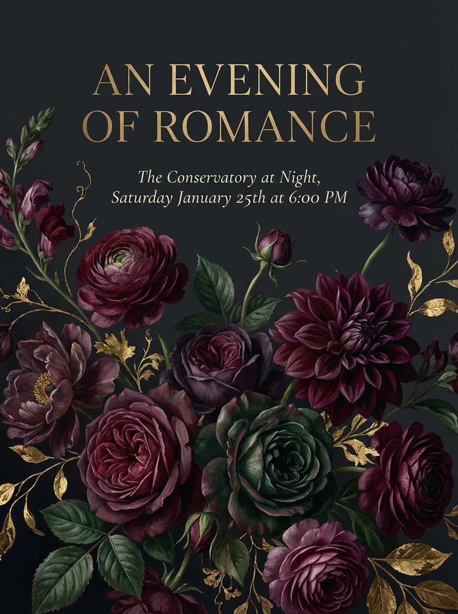 Wedding invitation template